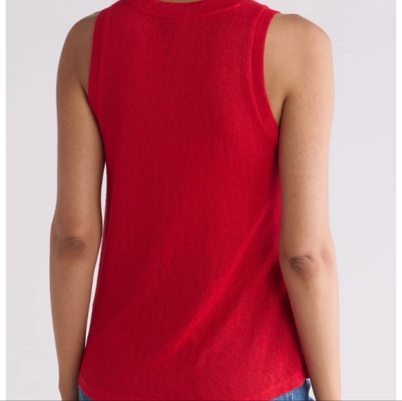 ❤️ Bobeau Twist Front Tee Urban Red ❤️ - Picture 2 of 3